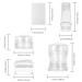 Freeorr Clear Silicone Nail Art Stamper Set - 4 Different Shapes with Scrapers for Manicure - Transparent Jelly Stamping Tools - Buy Online on GoSupps.com