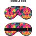 SSIMOO Colorful Triangle Print Eye Mask - Double-Sided Soft & Light Blocking for Better Sleep | International Shipping - Buy Online on GoSupps.com