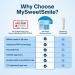 MySweetSmile PAP Teeth Whitening Strips - Enamel-Safe Dentist-Approved Peroxide-Free - 21 Treatments - IndyBest Award Winner - Mint Flavor - Buy Online on GoSupps.com