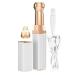 Women Body Electric Shaver - 2-in-1 Women Eyebrow Trimmer Electric Shaver - Rechargeable Face Shaver for Eyebrow Trimming for Traveling Dormitory White