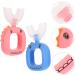 Gatuida 10 pcs Children's Shaped Toothbrush Set - Portable U-Toothbrushes for Kids | Durable & Easy Clean PP Material - Buy Online on GoSupps.com
