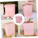 COOLHIYA 1pc Washing Storage Sealing Storage Case Laundry Room Trash Can Iron Pink - Buy Online on GoSupps.com