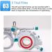 Adjustable Optical Test Frame - Universal PD 48-80mm for Eye Testing | Perfect for Opticians & Hospitals - Buy Online on GoSupps.com