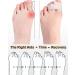 Golbylicc 4PCS Bunion Corrector Pad Toe Separators for Pain Relief- Adjustable Cushioned Bandages for Toe Alignment- Men and Women - Buy Online on GoSupps.com