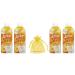 Lenor Fabric Conditioner 50 Washes 1.65L Wellbeing Collection Gold Orchid Scent 4 Bottles Pack + for You: Organza Small Bag