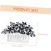 HAPINARY Dark Blue Hair Comb Floral Hair Comb Wedding Hair Accessories for Brides Bridal Rhinestone Headpieces Hair Accessory Bride Hair Comb Clip Flower Girl Headpiece - Buy Online on GoSupps.com