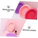 Ipetboom Makeup Brush Scrub Pad Make up Makeup Brush Scrubber Portable Hair Brush Cleaning Scrubber Makeup Accessories Silicone Brush Cleaning Pad Silica Gel Pink Cosmetic Cleaning Bowl - Buy Online on GoSupps.com