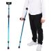 Arm Crutch 48.4in Telescopic Ergonomic Forearm Crutches with Non Skid Hand Grips Adult Crutches Arm Cuff Crutch Portable Aluminum Crutches for Seniors Disabled Elderly - Buy Online on GoSupps.com
