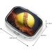 Softball Printing 2 Compartment Pill Case | Cute Travel Pill Box Organizer for Purse & Pocket Gifts - Buy Online on GoSupps.com