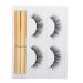 Magnetic Eyelashes Set 2 Pairs of Magnetic Eyelashes and 1 Magnetic Liquid Eyeliner Natural Look & Reusable Waterproof Lasting Eyelash Extension Tool (04)