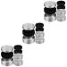 POPETPOP 9 Sets Makeup Brush Cleaning Box Color Change Cleaning Color Sponge Refill Make-up Brush Cleaner Makeup Cleaner Makeup Brush Cleaner Dry Washer Tinplate Make up