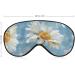 Blue Daisy Flowers Sleeping Mask | Soft Adjustable Eye Mask for Ultimate Light Blocking | Ideal Sleep Blindfold for Men Women Girls & Boys - Buy Online on GoSupps.com