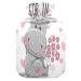 Cartoon hippo for U flowers hot water bottle with soft fleece cover 2 liter large hot water bag for hot and cold compress