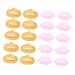 POPETPOP Nourishing Lip Masks 20 Pieces Gel Lip Pads for Dry Cracked Lips Natural Ingredients for Lip Care