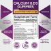Sugar Free Calcium Gummy with Vitamin D3 for Immune & Bone Health - 120 Non-GMO Orange Flavor Gummies - Buy Online on GoSupps.com