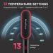 MiroPure 2-in-1 Hair Straightener Brush & Comb | Ionic Heating LCD Display 13 Temp Settings Anti-Scald Dual Voltage - Fast Shipping Worldwide - Buy Online on GoSupps.com