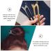 Lurrose Wooden Cat Hair Stick U Shaped for Women - Hair Styling Tool for Japanese Chinese Hanfu Chignon, Black French Hair Pin - Buy Online on GoSupps.com