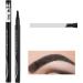 Eyebrow Waterproof Eyebrow Contouring Sweatproof Pencil | Everyday Women Cosmetics for Eyes for Home Working Traveling Gathering Dating Lambo 4# gray - Buy Online on GoSupps.com