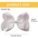 2Pcs 6 Inch Ribbon Hair Bow Clips - White Hair Bows Barrettes for Girls/Women - Perfect for Ponytail, Cheerleading, Hair Styling - Ideal for Birthday, Christmas, Valentine, Wedding - Buy Online on GoSupps.com