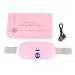 Uterus heating belt menstrual heating belt massage belt for back pain menstrual heating pillows remote infrared-heating uterus-waist belts antispulation heating (pink)