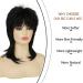 Amnenl Short Black Shaggy Layered Mullet Wig for Women - Heat Resistant Cosplay Daily Hair Wig (Black) - Buy Online on GoSupps.com