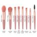 8 Professional Kabuki Makeup Brushes Set for Flawless Concealer Foundation & Eyeshadow Application - Perfect for Cream Liquid & Powder Makeup - Buy Online on GoSupps.com