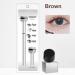 Lower Lash Stamp lower lash stamp with ink 2-in-1 Waterproof Eyeliner & Lower Eyelash Stamp Artifact Set with Individual Liquid Eyeliner Eyeliner Stamps Tool for Lower Eyelash (Brown) - Buy Online on GoSupps.com