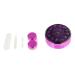 Solustrative contact lens container Control contact set Control contact lens dispenser contact lenses wear contact lens set for on the way with mirror case case case care bracket violet ABS lila 7.5x3cm
