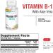 Solaray Vitamin B-1 100 mg | Energy Metabolism Support | 100 VegCaps - Buy Online on GoSupps.com