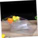 MAGICLULU Jewelry Holder Stand 1pc Transparent Tray Baking Pan Lap Trays for Eating Tea Kitchen Supplies Tableware Delicatessen Transparent Color 32x25cm - Buy Online on GoSupps.com