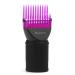 Blow Dryer Comb Attachment, Segbeauty Hair Dryer Blower Concentrator Nozzle 1.571.97inch Brush Attachments, Hairdressing Styling Salon Tool Pic for Fine, Wavy, Curly, Natural Hair Purple