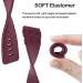 PACK 3 Soft Silicone Bands Compatible for Fitbit Versa 2 / Fitbit Versa/Fitbit Versa Lite Adjustable Sport Bands for Women Men Small Large(Without Tracker) (Small Rose Gold+Black+Wine Red) Small Rose Gold+Black+Wine Red - Buy Online on GoSupps.com