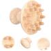 Buy BUIFULSIC Wooden Massage Comb - Scalp & Hair Massager for Relaxation - Ergonomic Beech Design for All Ages - Buy Online on GoSupps.com