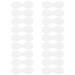 IMIKEYA Patchs Oculaires Jetables en Papier Coton 200 Pi ces Masque Yeux Fins et Doux Compresses en Coton Pur pour Soins Hydratants DIY et Usage Spa Domicile