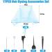 17 Pcs Hair Highlighting Kit with Disposable Frosting Cap and Tools for Salon and Home Hair Dyeing - Buy Online on GoSupps.com