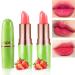 BINGBRUSH 2 Pcs Strawberry Color Changing Lipstick Queen PH Mood Long Lasting Labiales Moisturizer Lip Gloss Lip Balm Tinted Magic Lip Stain Glossly Makeup Lipstick Set for Women 2 Count (Pack of 1) 2pcs Strawberry Lipst...