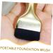 PLAFOPE Foundation Brush Makeup Brush Make up Brush for Liquid Foundations Brush for Makeup Foundation Brush for Foundation Women Foundation Liquid Brush Artificial Fiber 16.20X3.50X1.20CM Golden - Buy Online on GoSupps.com