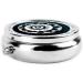 Buy Black and White Round Totem Pill Box - 3 Compartments Portable Organizer for Travel Purse & Pocket - Buy Online on GoSupps.com