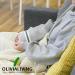 Olivialiving Classic Striped 2L Hot Water Bottle - Relief for Menstrual Cramps Neck & Shoulder Pain Heat & Cold Therapy Warm Hands & Feet - Orange & Red - Buy Online on GoSupps.com