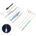 Ear Cleaning Tool 11 Pcs Spiral Double Ended Ear Spoon Durable for Men Ear Cleaning Women Earwax Remover(11-Piece Set) - Buy Online on GoSupps.com