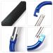 SANSHENG 4 Pack Large Carabiner - 5.5 D-Style Click & Carry Bag Carrier Stroller Hooks (Black/Blue) - Set of 2 Black & 2 Blue - Buy Online on GoSupps.com