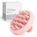 ZMCLG Shampoo brush for peeling and head massage silicone ridge care hair root head massage brush wet & dry scalp massage brush pearl pink