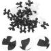 400 Pcs Bow Nail Decoration nail stickers nail stencils stamping nail art Nail Accessory DIY Manicure Tips oration bow nail art stickers black streamers crafts resin classic 3d 0.6X0.6X0.3CMx4pcs Assorted Colorx4pcs - Buy Online on GoSupps.com