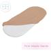 Buy 2X Jersey Fitted Sheets for Baby Baskets - 100% Cotton Oval Moses Basket in Hazelnut Brown | International Shipping Available - Buy Online on GoSupps.com