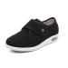 Edema Swollen Wide Fit Wide Slippers Autumn Mens Orthopedic and Adjustable Straps Diabetic Shoes Wide Fit Walking Shoes for Diabetics for Diabetic Edema Swollen Feet 8 Black