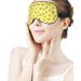 Cheese Pattern Sleep Mask for Women | Adjustable Eye Shades with Elastic Strap for Comfortable Sleep - Buy Online on GoSupps.com