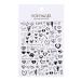 Fashion Romantic Self-Adhesive Heart Love Nail Art Decorations Manicure Accessories Nail Stickers Valentine's Day Decals(4) Style4