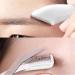 Stainless Steel Eyebrow Scissors with Comb - Trimmer Tool for Women & Girls | Beginner Friendly Eyebrow Razor in White - Buy Online on GoSupps.com