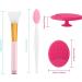 5 Silicone Face Scrubber Kit - Facial Cleansing Brush Manual Facial Cleansing Brush Face Mask Brush Soft Facial Cleansing Brush Silicone Facial Cleansing Brush Removing Exfoliating for All Skin Types - Buy Online on GoSupps.com