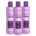Cadiveu - Plastica Dos Fios Brazilian Keratin Hair Smoothing System Anti Frizz Active  Anti Residue Shampoo And Repair Mask - The Best Treatment System - (3x300 ML) (Set of 3)